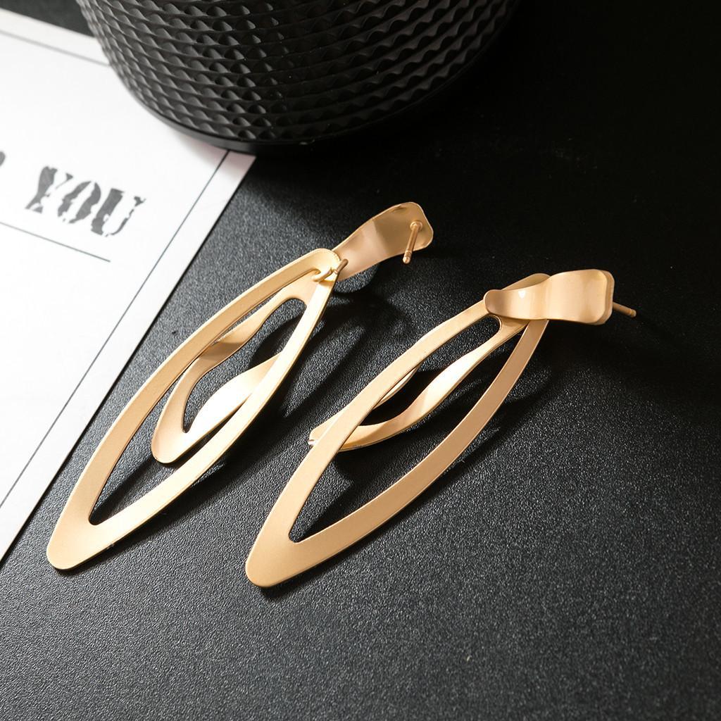 Water Drop Earrings Women Dangle Ear Studs Fashion Earrings Jewelry