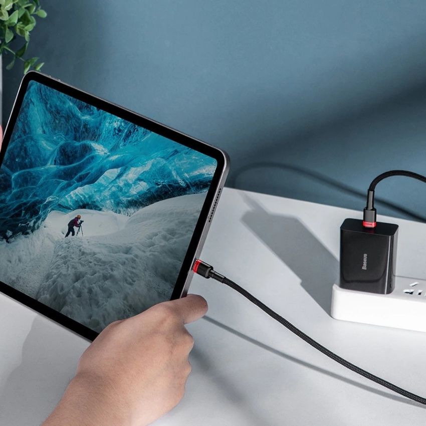 Cáp sạc Baseus sạc nhanh CATKLF-ALG 100W 5A 2m, Fast Charging TYPE C to TYPE C- Hàng Chính Hãng
