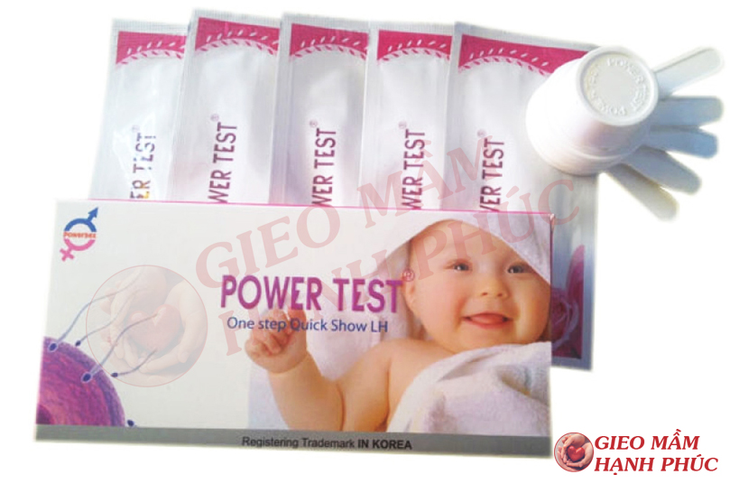 Bộ 3 hộp Que thử rụng trứng Powertest 15 test