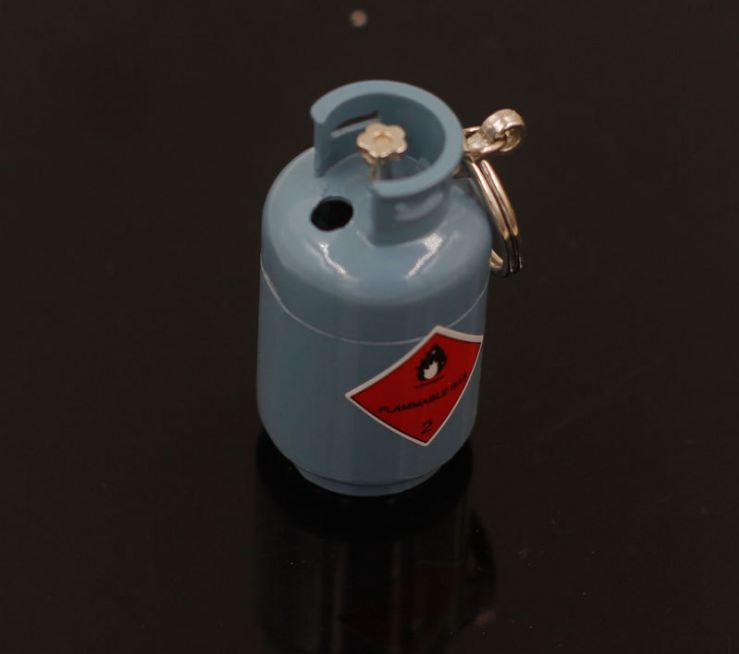 Bật Lửa Hình Bình Gas Độc Lạ + Tặng giá đỡ điện thoại ring (màu ngẫu nhiên)