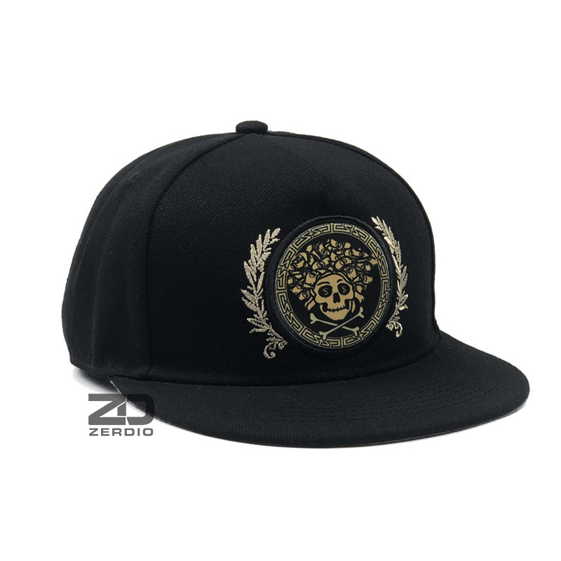 Mũ snapback, Nón hiphop đen nam nữ, phong cách thời trang cá tính - SN56