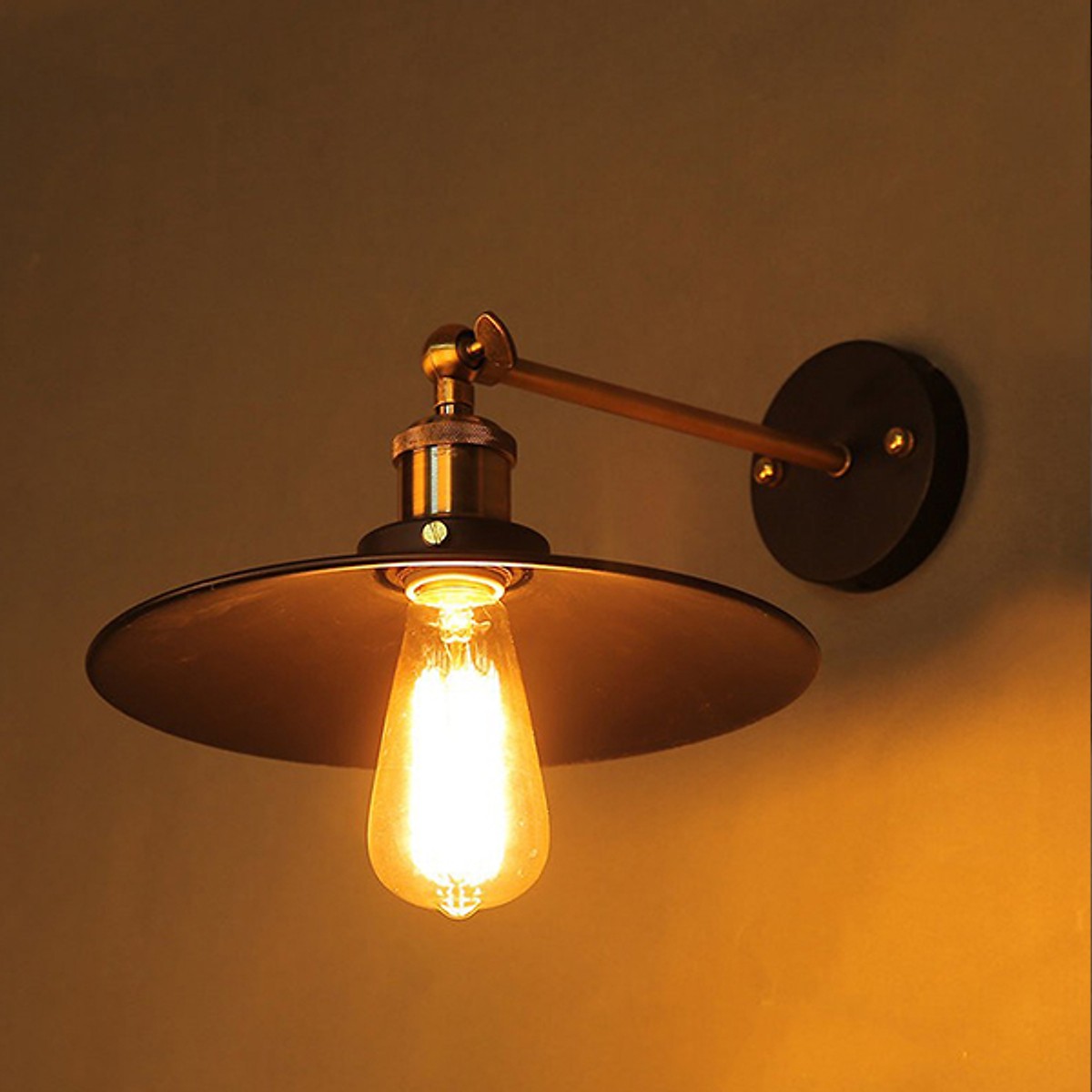 Đèn gắn tường 1 đui Chao sắt TU002T NATURAL LAMP