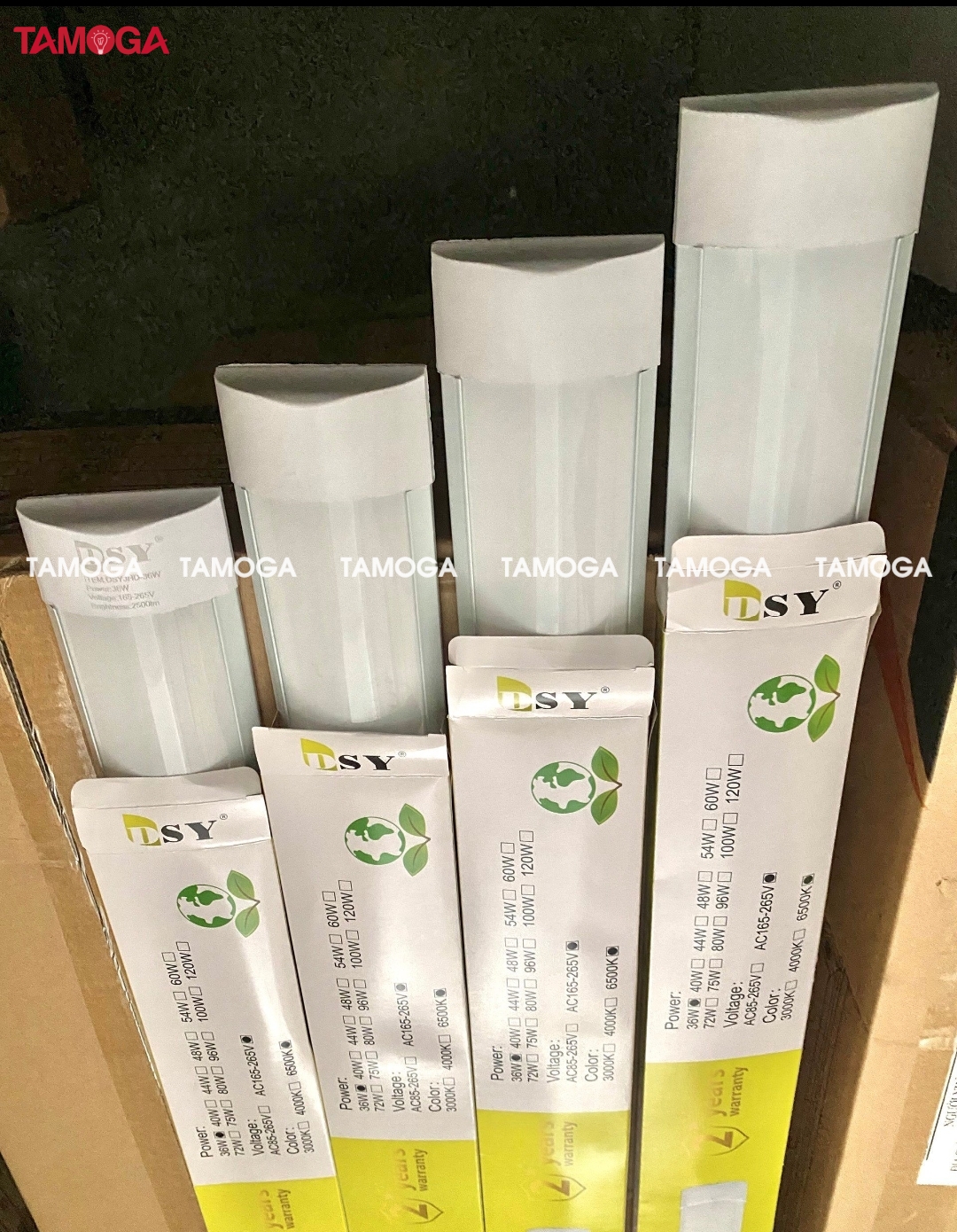Đèn tuýp led bán nguyệt 0,6m công suất 18w TAMOGA SARASI 4008