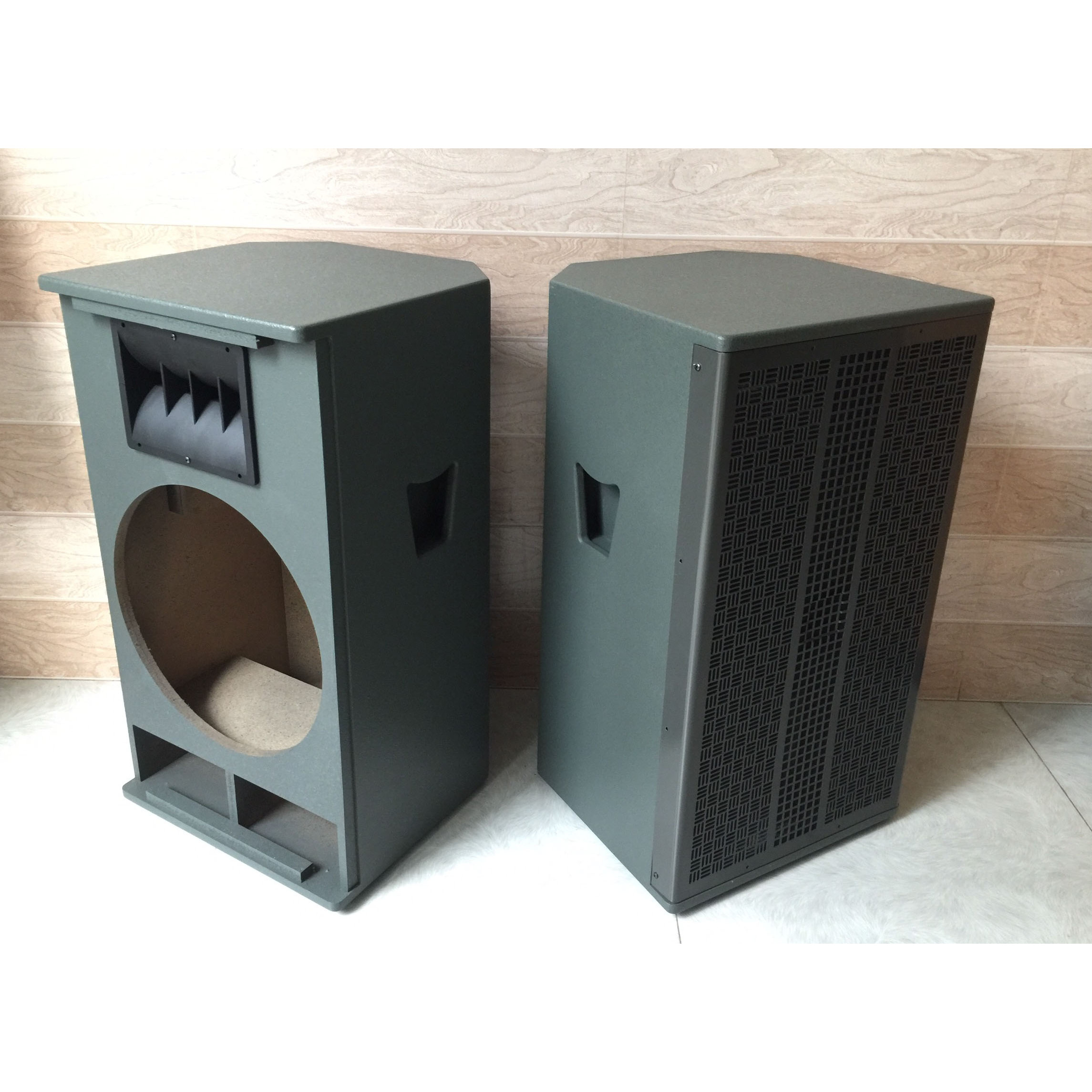 Vỏ thùng loa 4 tấc họng Array bass 40 dùng lắp loa Hải Triều