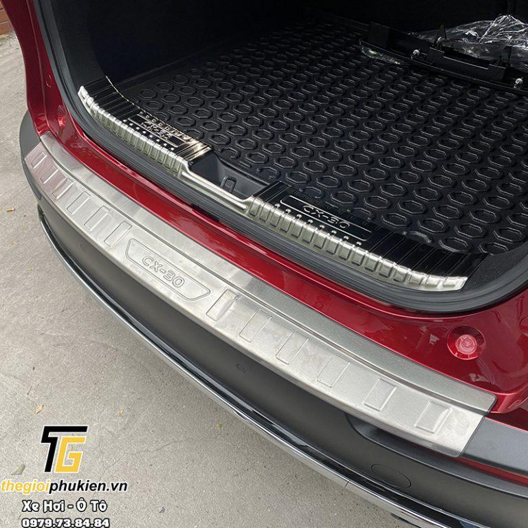 Ốp chống trầy cốp INOX Mazda CX-30, CX30