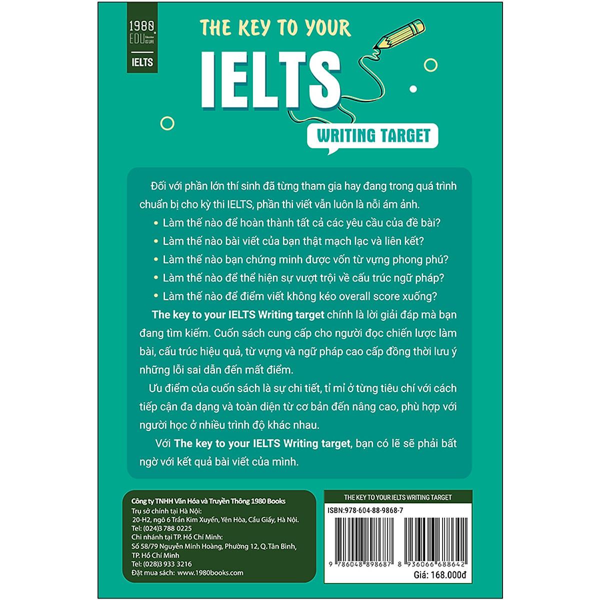 The Key To Your IELTS Writing Target - Bản Quyền