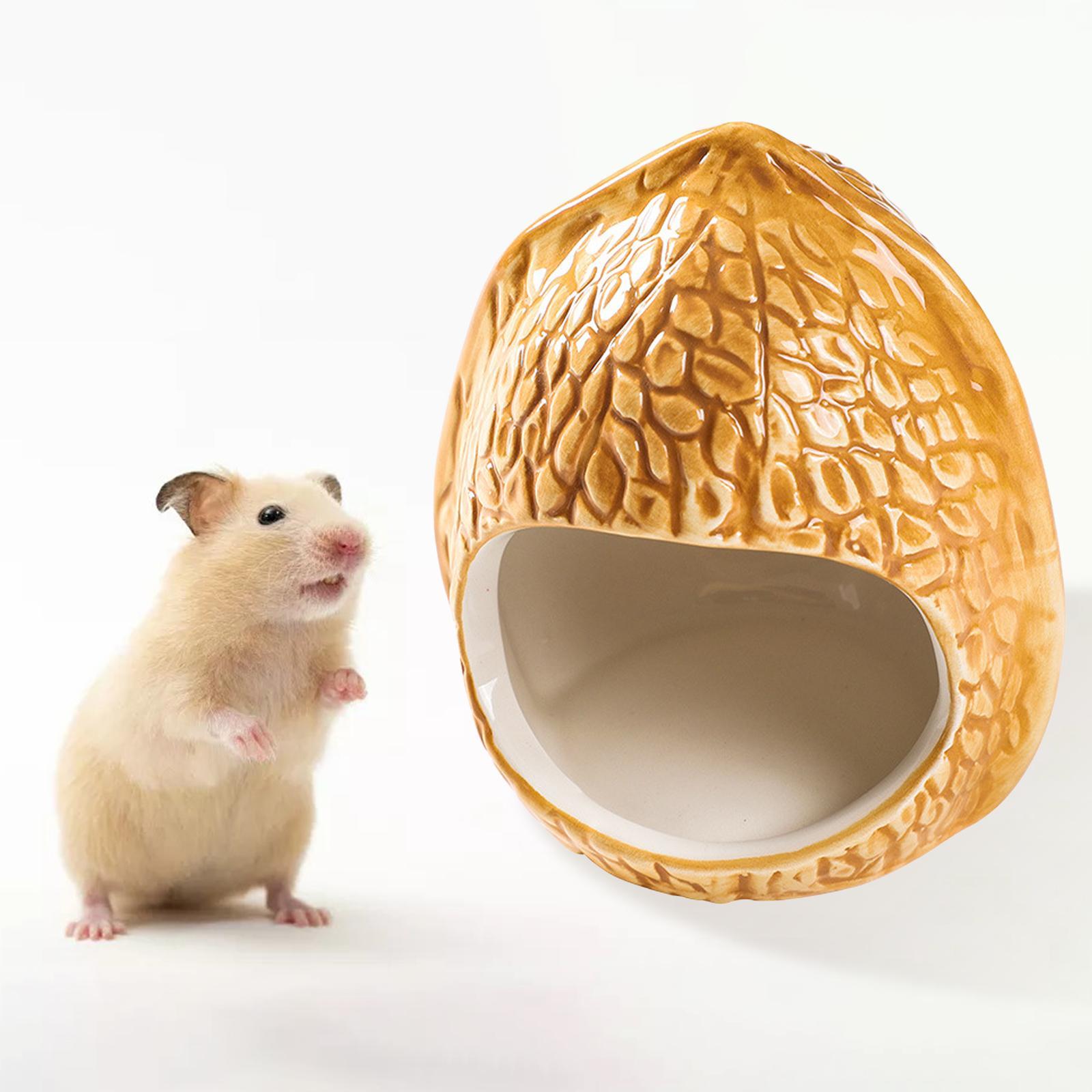 Cute Ceramic Hamster Cage Small Animal House Pet Nesting Summer