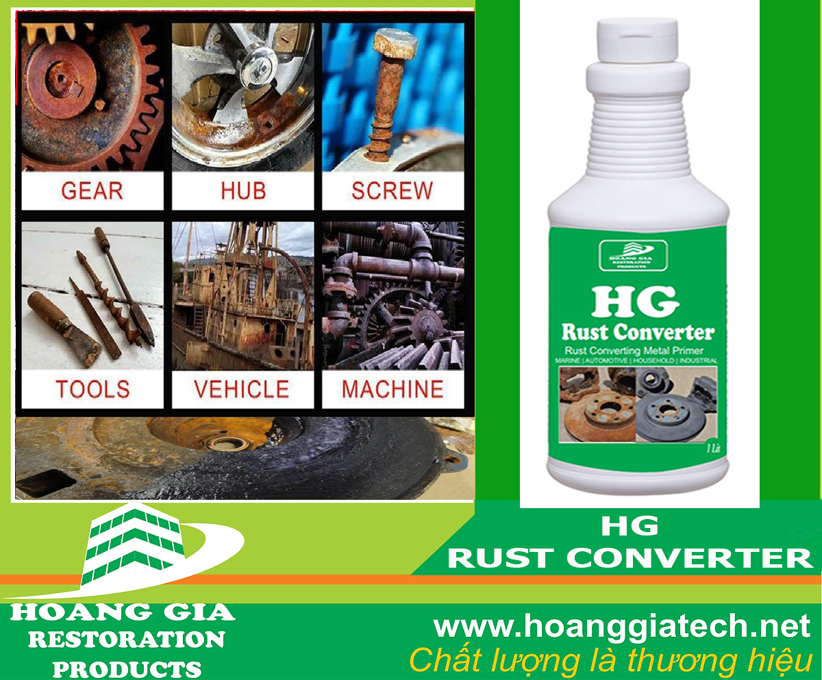 Dung dịch biến đổi rỉ sét HG RUST CONVERTER 1000ML