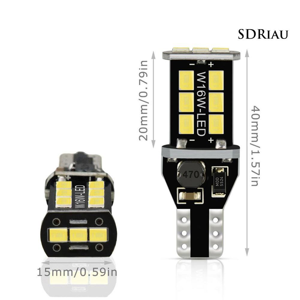 Set 10 Đèn Led W16W T15 Gắn Đuôi Xe Ô Tô / Xe Tải
