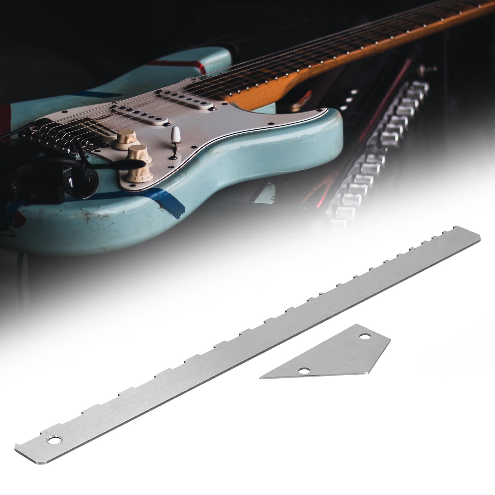 Guitar Neck  Ruler Durable Luthiers String Action Ruler for Bass Guitar