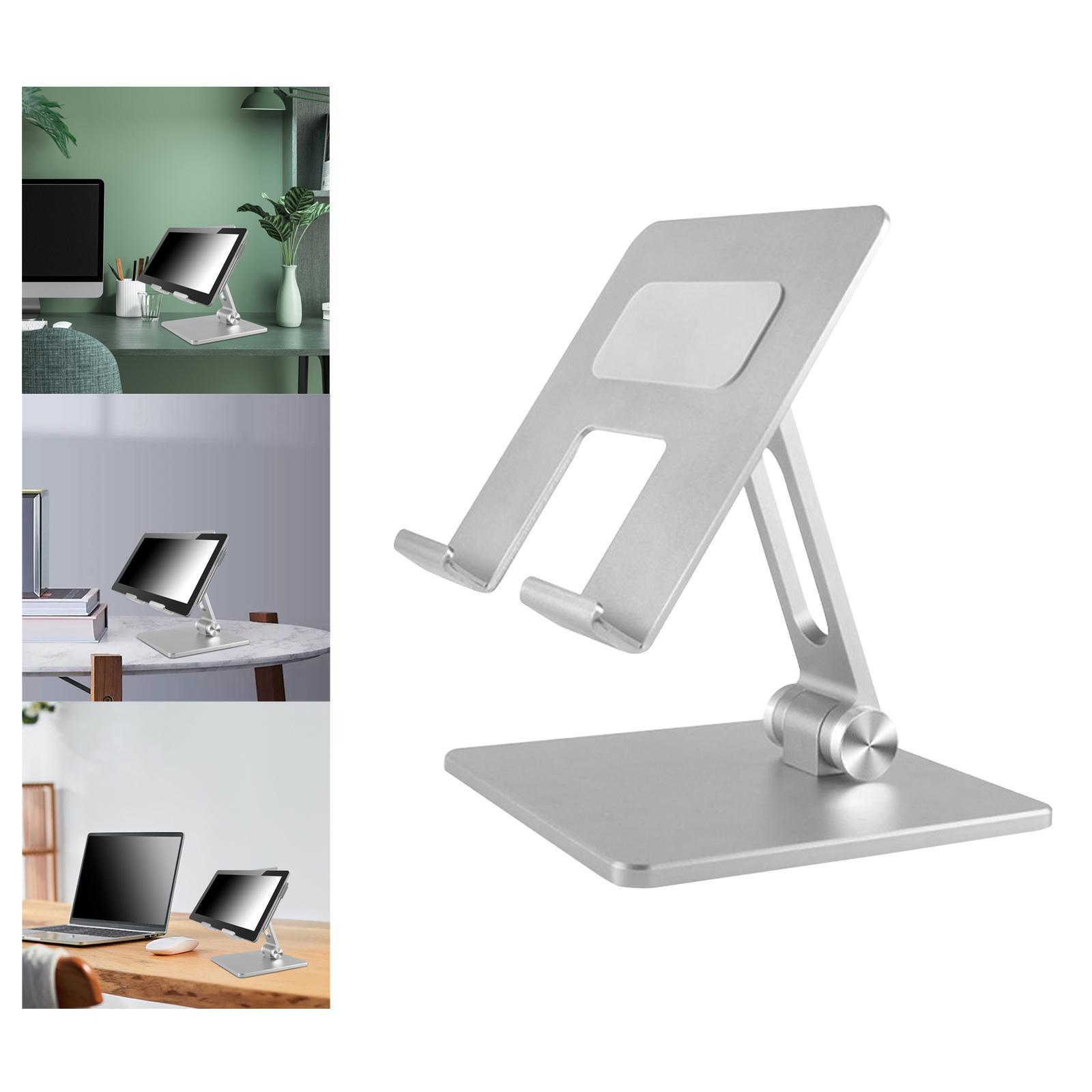 Tablet/Phone Stand, Adjustable &amp; Foldable Desktop Holder Cradle Dock for Video Recording