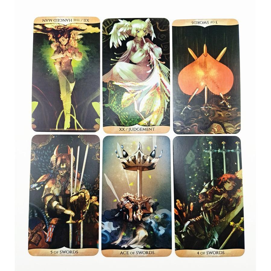 Bài Tarot Traditional Manga Tarot Tặng Đá Thanh Tẩy