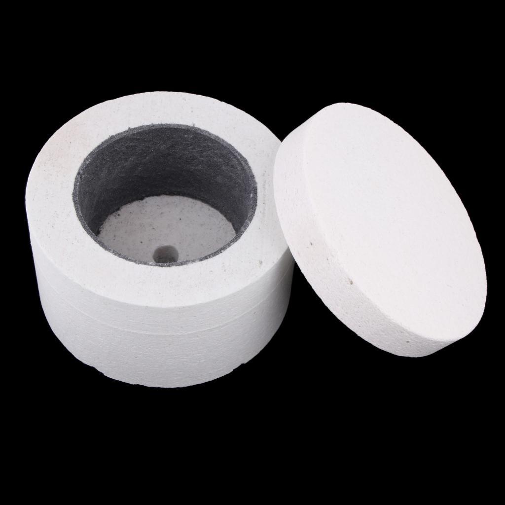 2Pcs DIY Small Microwave Kiln Kit Stained Glass Fusing Supplies Glass Fusing Kit