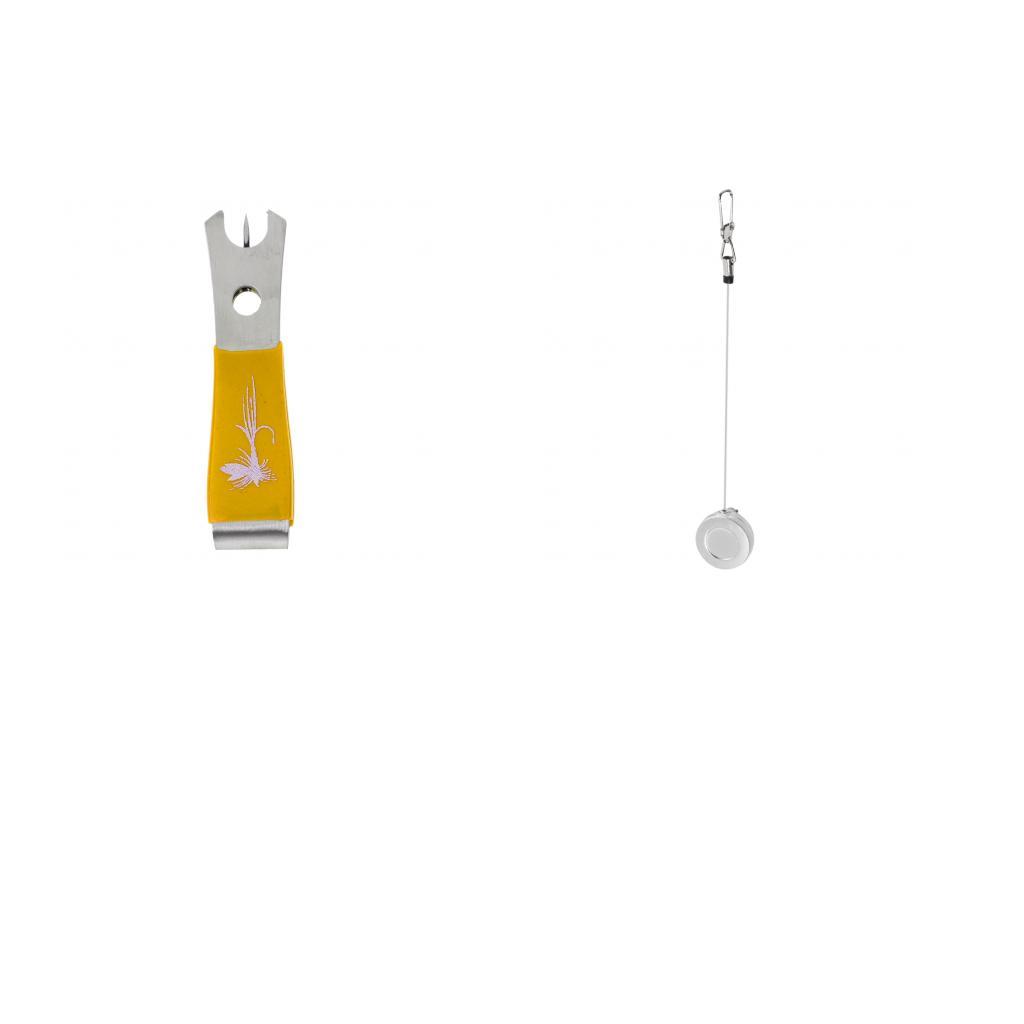 3 in 1 Fishing Line Nipper Clippers And Pin-on Retractor Zinger Gear Keeper