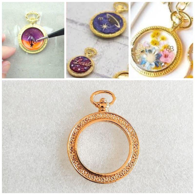 Khuôn Resin Kim Loại Hình Đồng Hồ Khuôn Rỗng Làm Đồ DIY Handmade - Trường Thịnh Sài Gòn