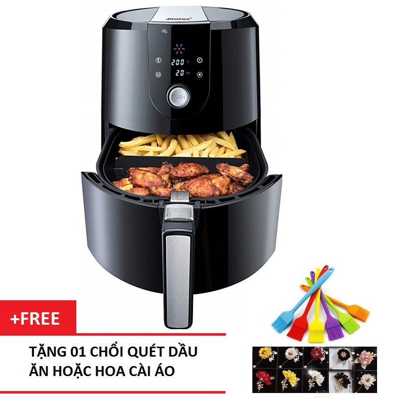 Nồi Chiên Rán Không Dầu STEBA HF5000 XL (Hàng nhập khẩu) (Tặng chổi quét dầu hoặc cài áo handmade )