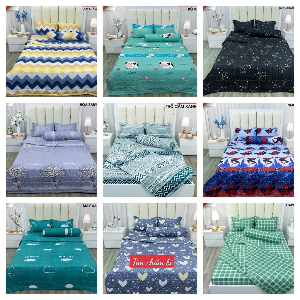 Bộ Ga Gối 3 Món Đủ Kích Thước,Gồm 1 Ga 2 Vỏ Gối