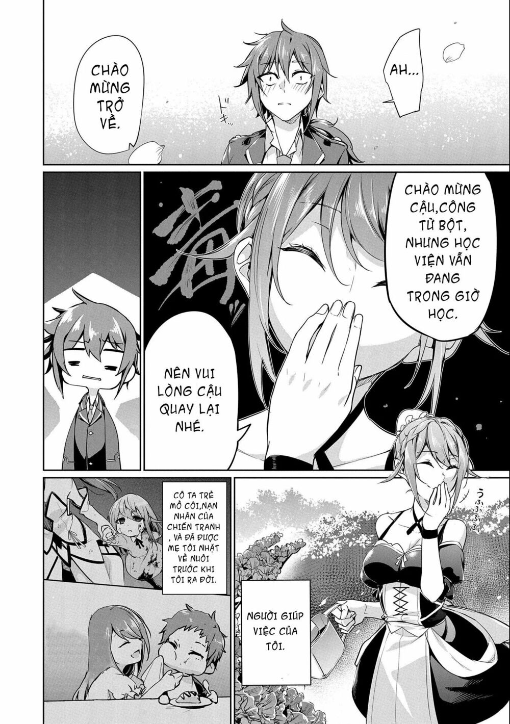 con trai của anh hùng là người học việc của quỷ vương. chapter 1 18