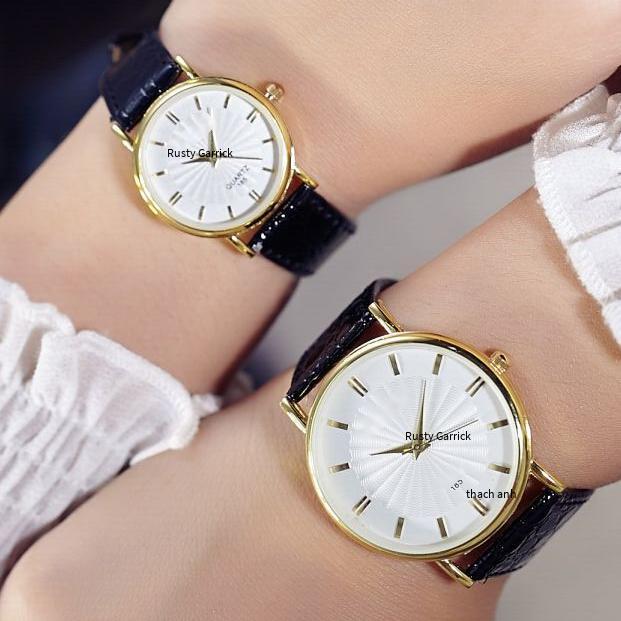 Đồng hồ cặp đôi giá rẻ nhất đồng hồ nữ phiên bản hàn quốc xu hướng thời trang thắt lưng nam nữ sinh viên one piece đại lý đồng hồ thạch anh
