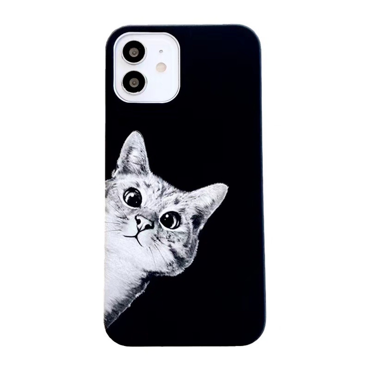 Ốp Lưng Hình Mèo Couple Cute dành cho iPhone 12 / 12 Pro / 12 Pro Max