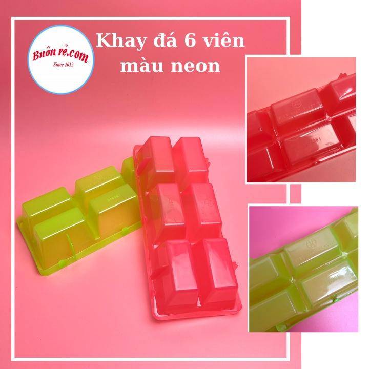 Khay làm đá, khuôn thạch 6 viên và 12 viên (MS 6960/6961) nhựa Việt Nhật, vỉ đá làm khuôn kẹo dẻo -Buôn rẻ 01638