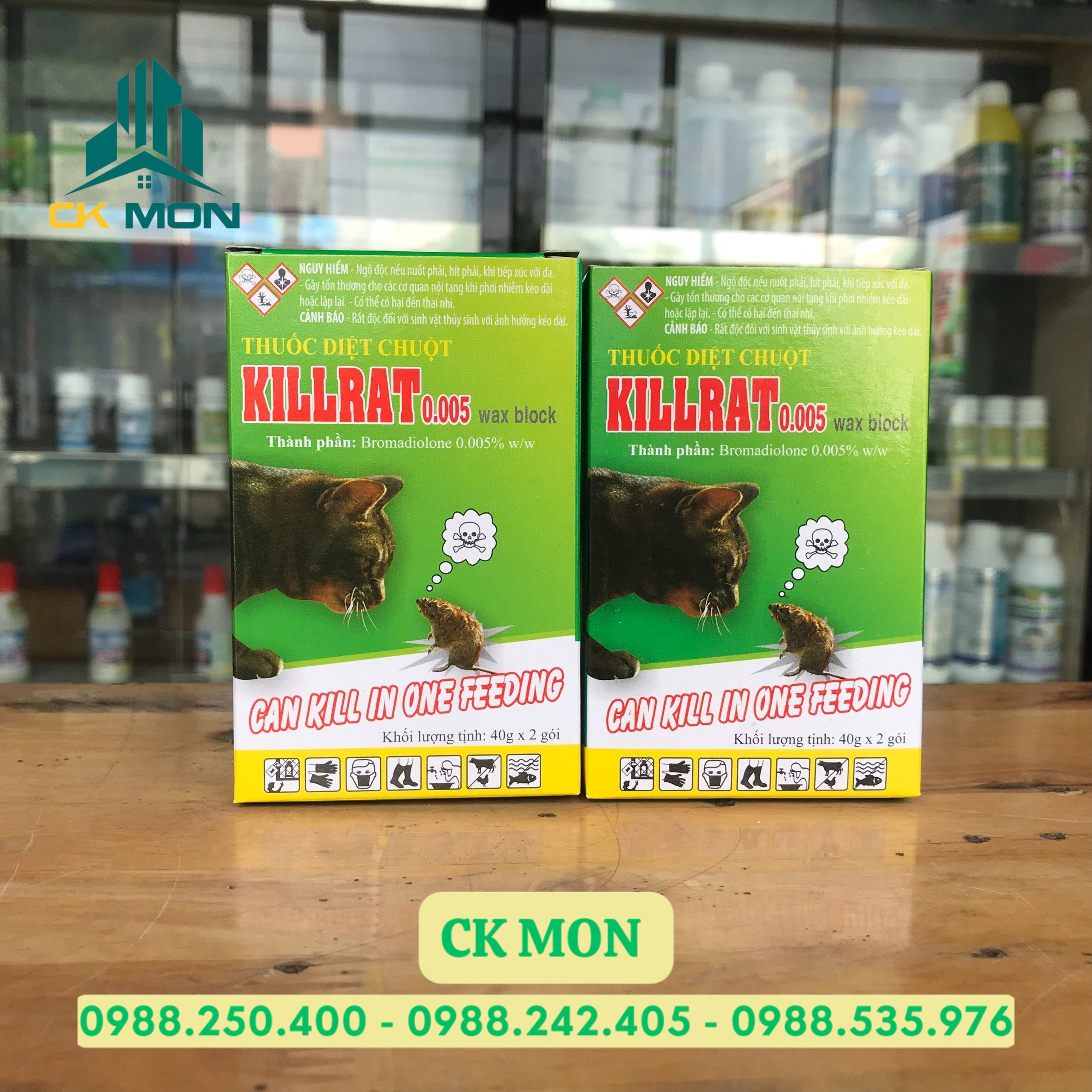 Thuốc diệt chuột dạng cốm KILLRAT 0.005%