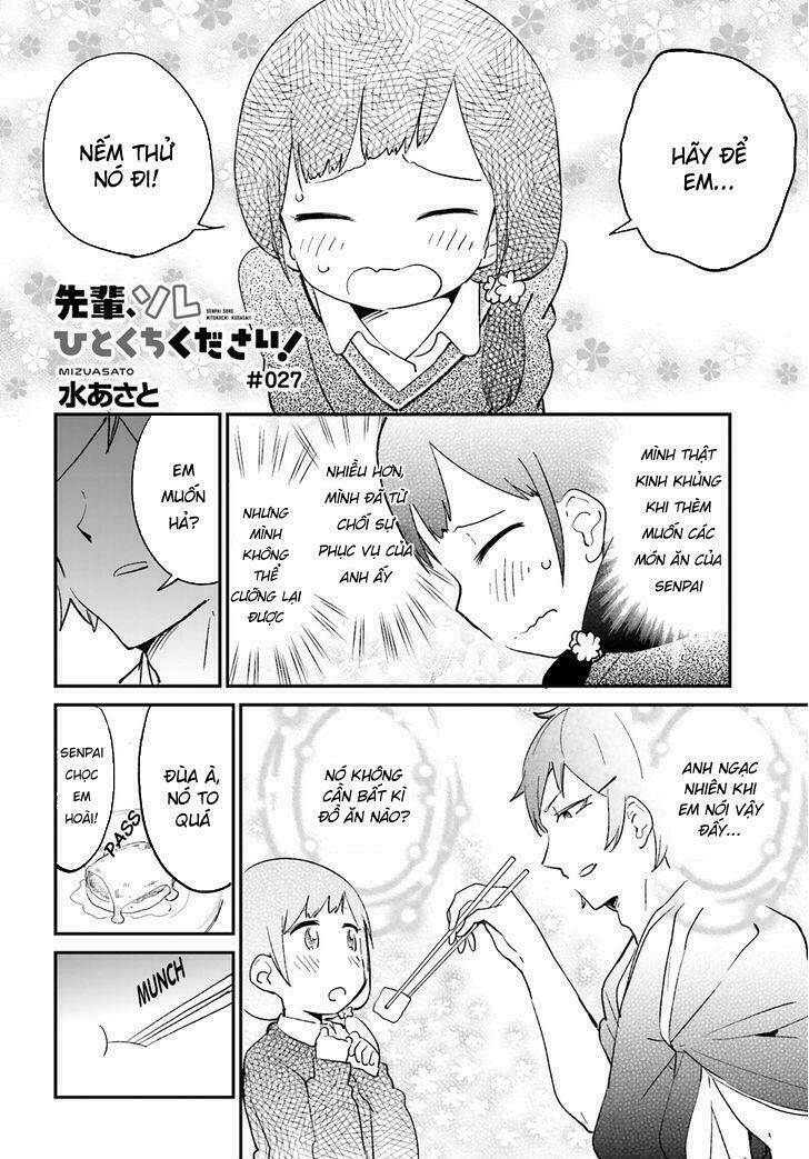 senpai, sore hitokuchi kudasai! chapter 27 3