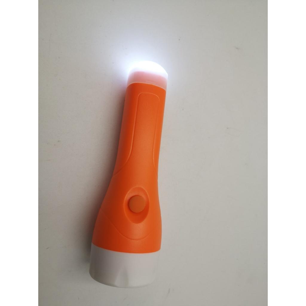 Đèn pin tích điện sạc USB soi sáng 2 đầu pin Lithium 18650 siêu khỏe