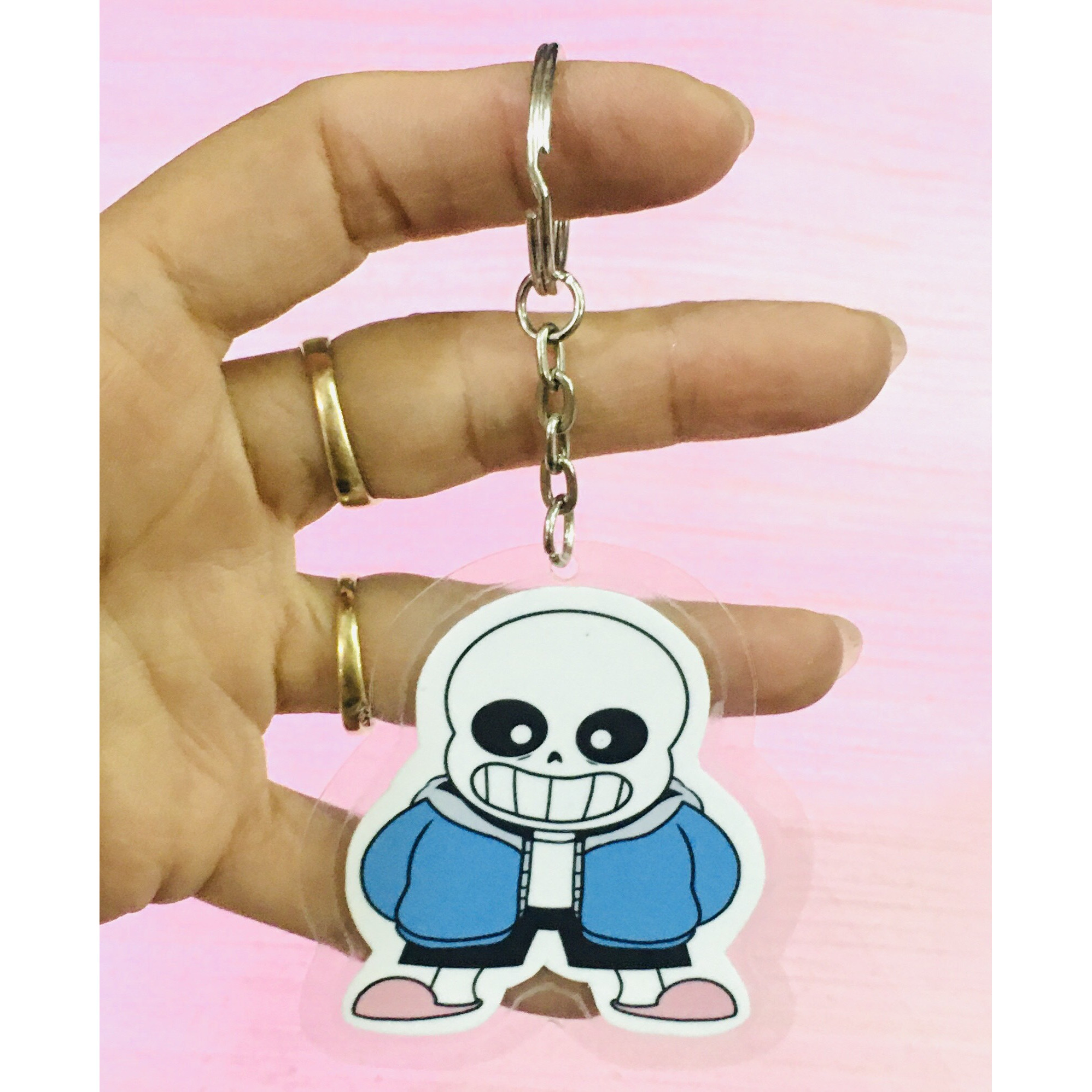 Set 3 Móc khóa cắt tỉa Sans Undertale  khác nhau gửi ngẫu nhiên