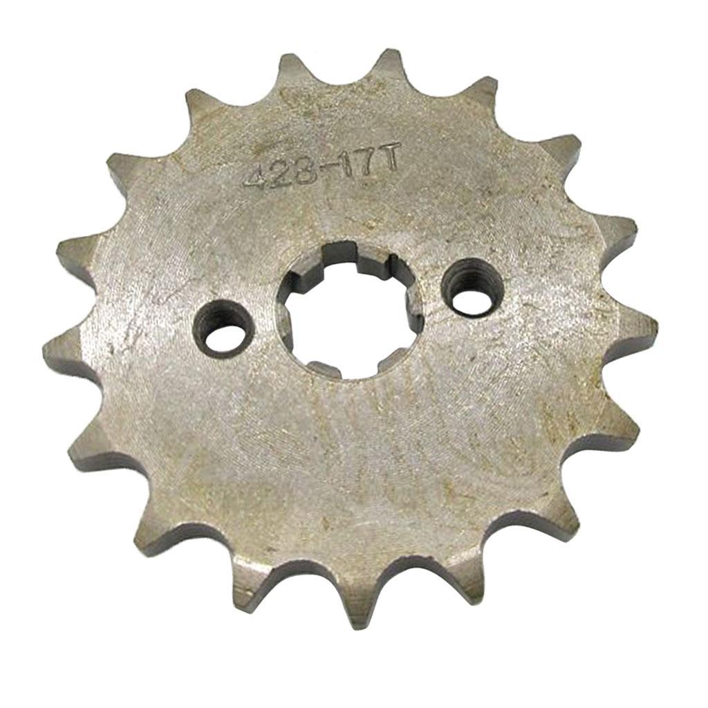 2X 17  17mm Front Sprocket Cog for 50/70/110/125/150cc Dirt