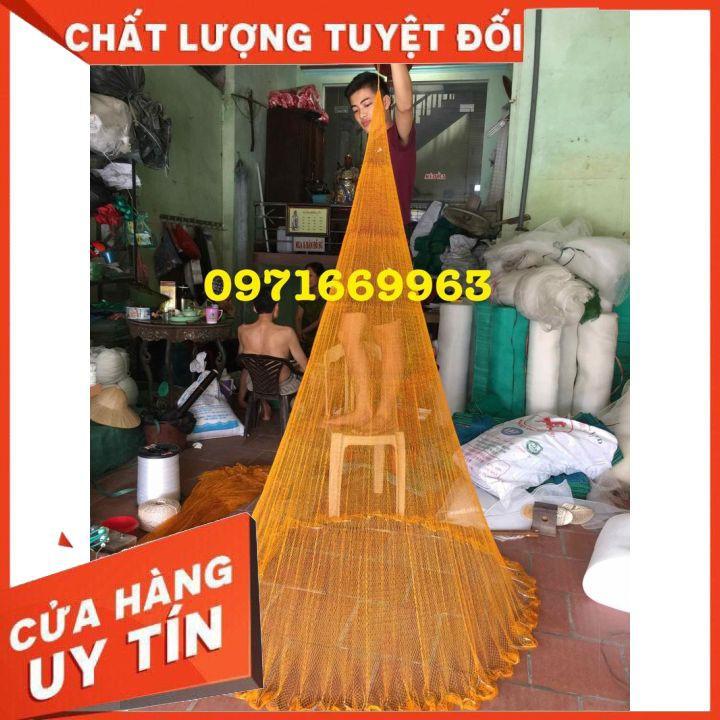 Chài ĐÁNH CÁ BẰNG DÙ GIA CÔNG Bắt Tép,Bắt Cá Gia Công Tay Hàng Chất Lượng Bung 5M Nặng 3KG ( TẶNG DÂY 5M )