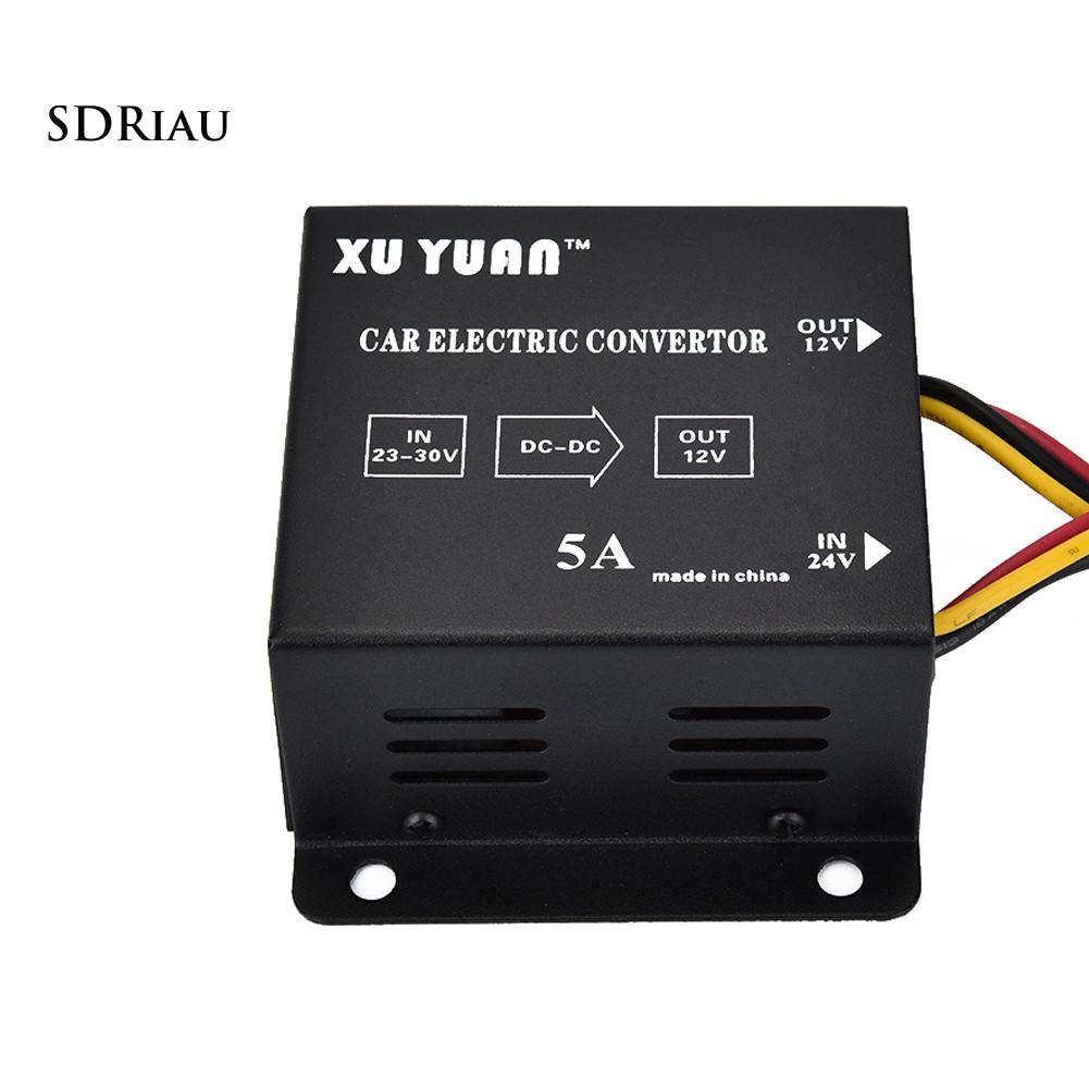 Bộ Chuyển Đổi Điện Áp 5a 24v Sang 12v Chuyên Dụng Cho Xe Hơi