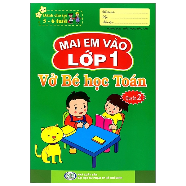 Mai Em Vào Lớp 1 - Vở Bé Học Toán - Quyển 2