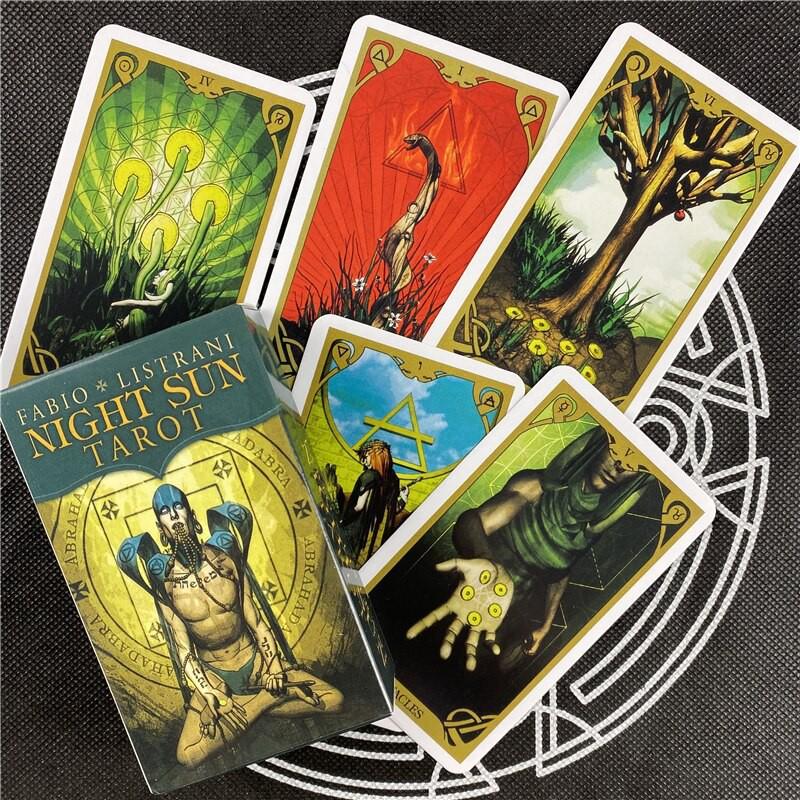 Bài Tarot Night Sun Tarot Tặng Đá Thanh Tẩy