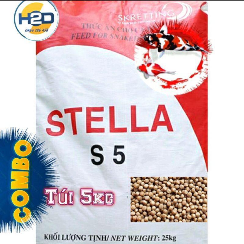 Combo Túi 5kg cám Koi STELLA đạm 40, 42