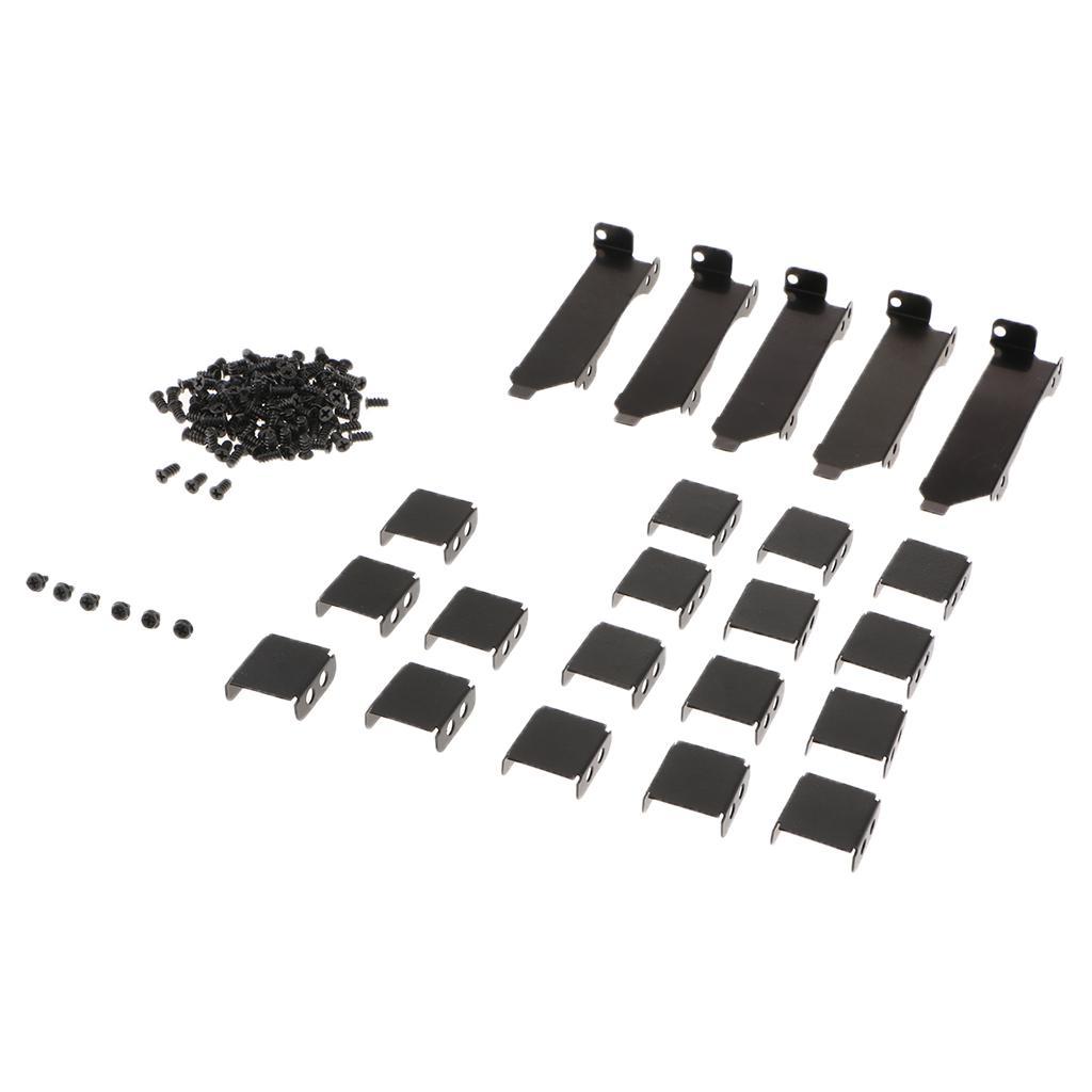 5x PCI Slot Bracket 8/9cm Dual Fans Mount Rack Graphic Card Cooling