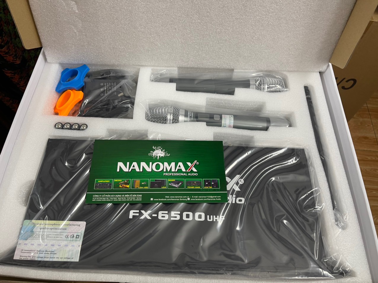 Micro không dây cao cấp Nanomax FX-6500. New Model 2022