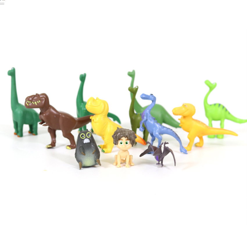 Bộ 12 mô hình phim Chú Khủng Long tốt bụng - The Good Dinosaur (cao 2.5-7 cm)