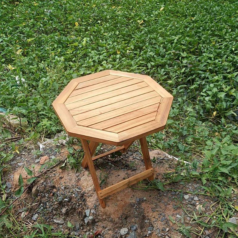 (60x45cm)Bàn Gỗ Cafe loại 1(xếp gọn)