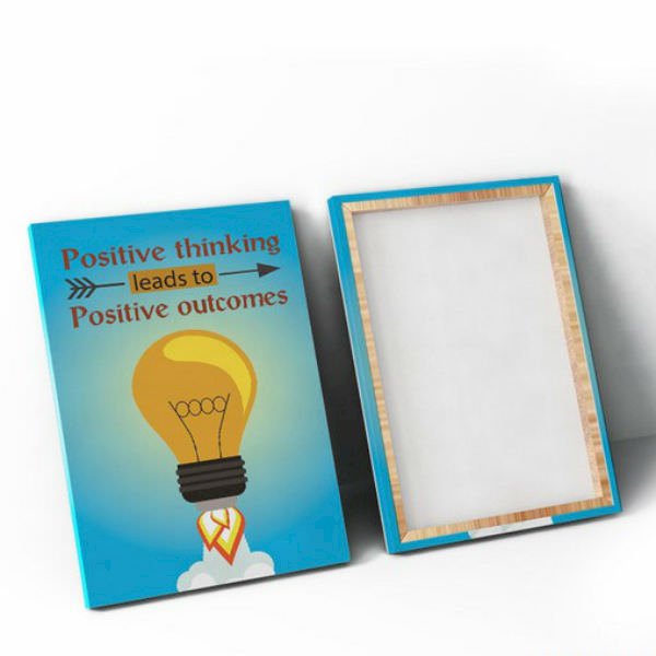 Tranh Tạo Động Lực &quot;Positive Thingking Leads To Positive Outcomes&quot; - W089