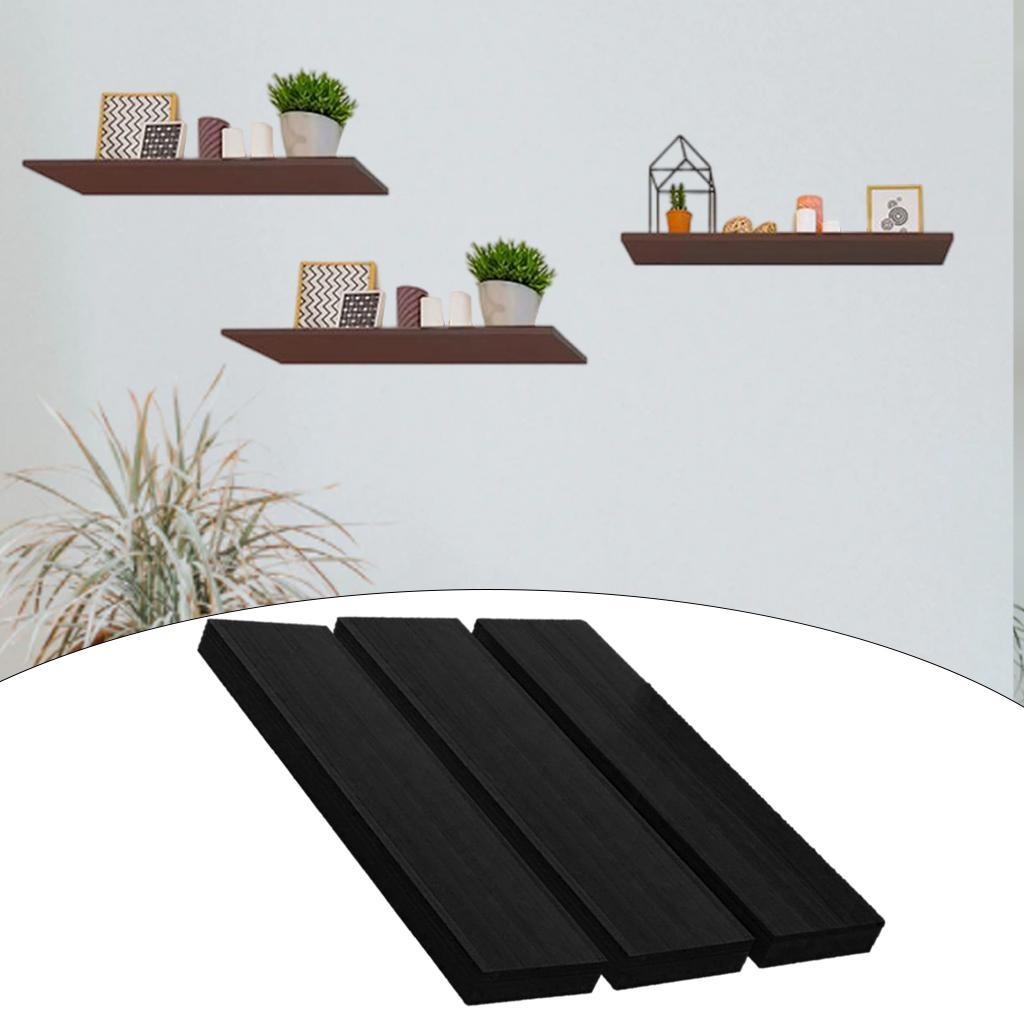 SET OF 3 WALL MOUNTED FLOATING SHELVE DISPLAY STORAGE SHELF
