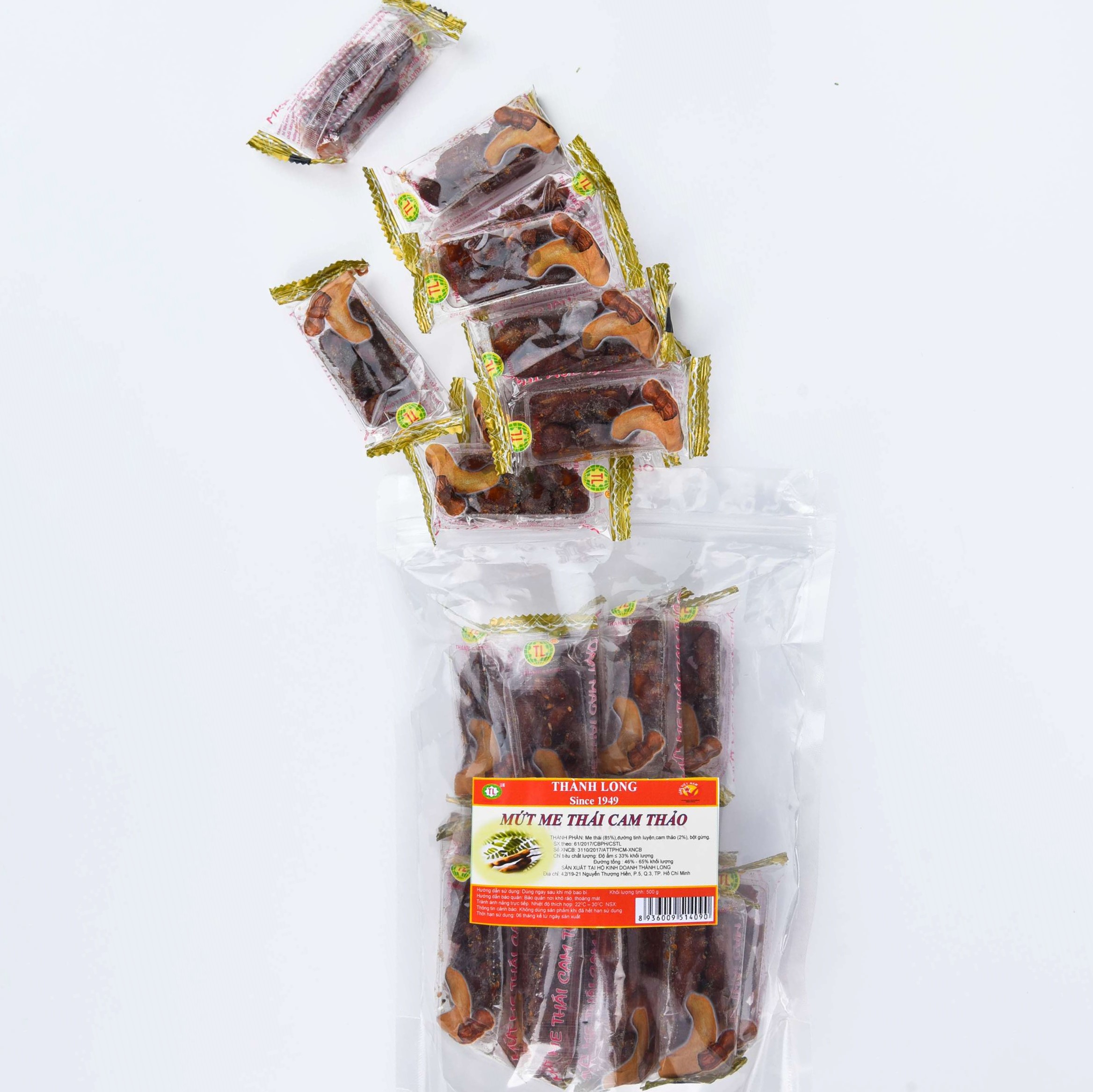 MỨT ME THÁI CAM THẢO THÀNH LONG 200G - VIỆT NAM