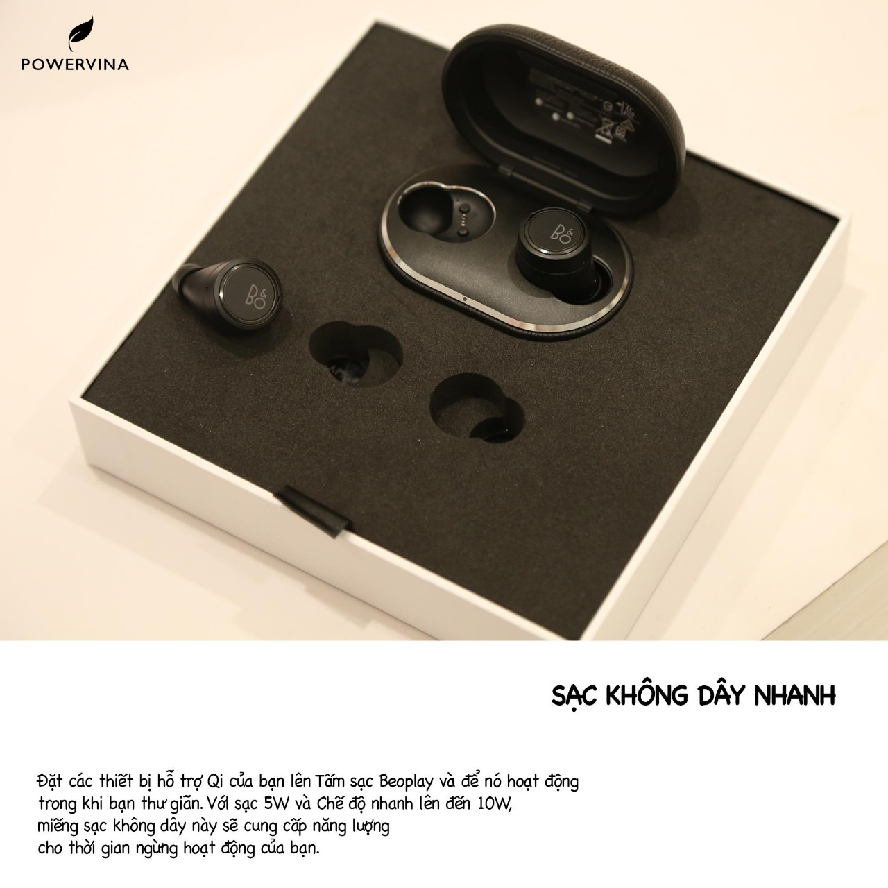 Tai nghe Bluetooth Beoplay E8 3.0 Black - Hàng chính hãng