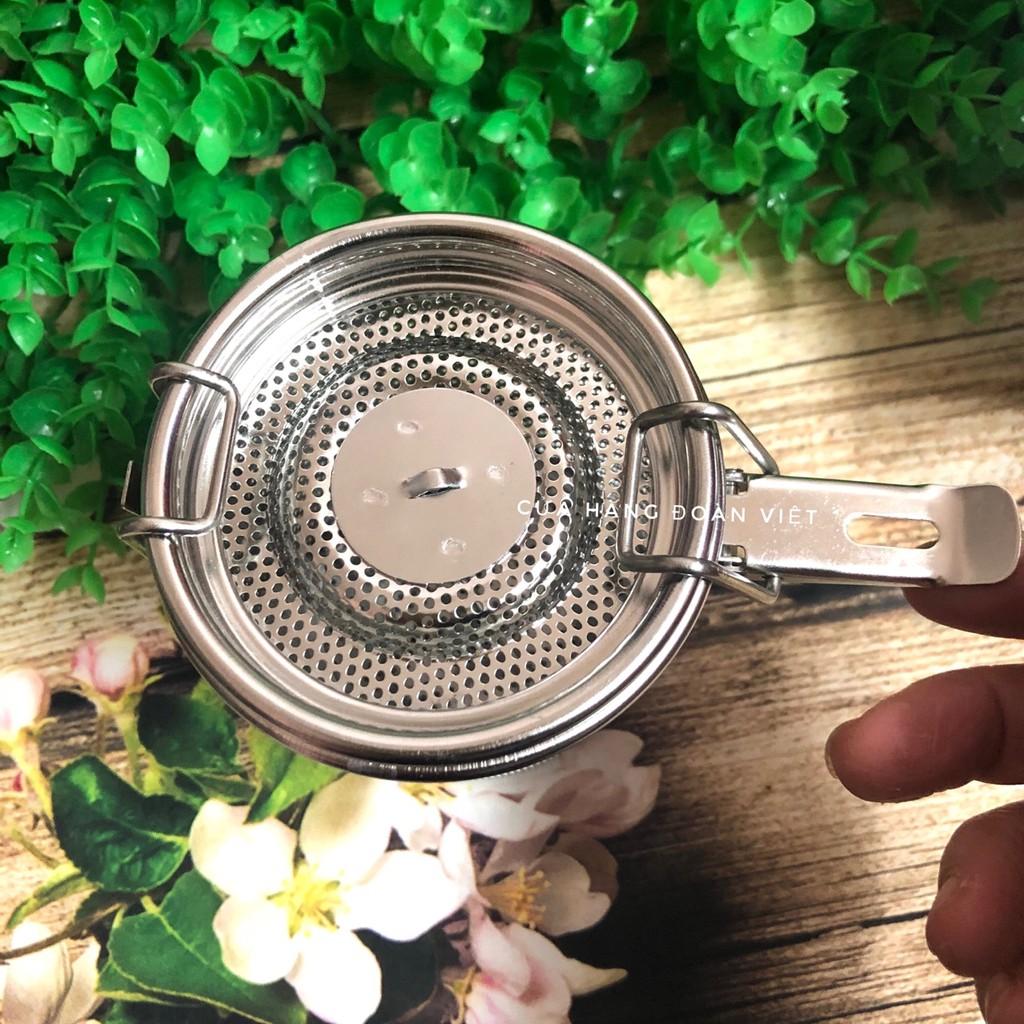 Dụng Cụ Lọc Trà, Lọc Gia Vị Inox Không Gỉ Cao Cấp - Có Móc Treo Tiện Dụng