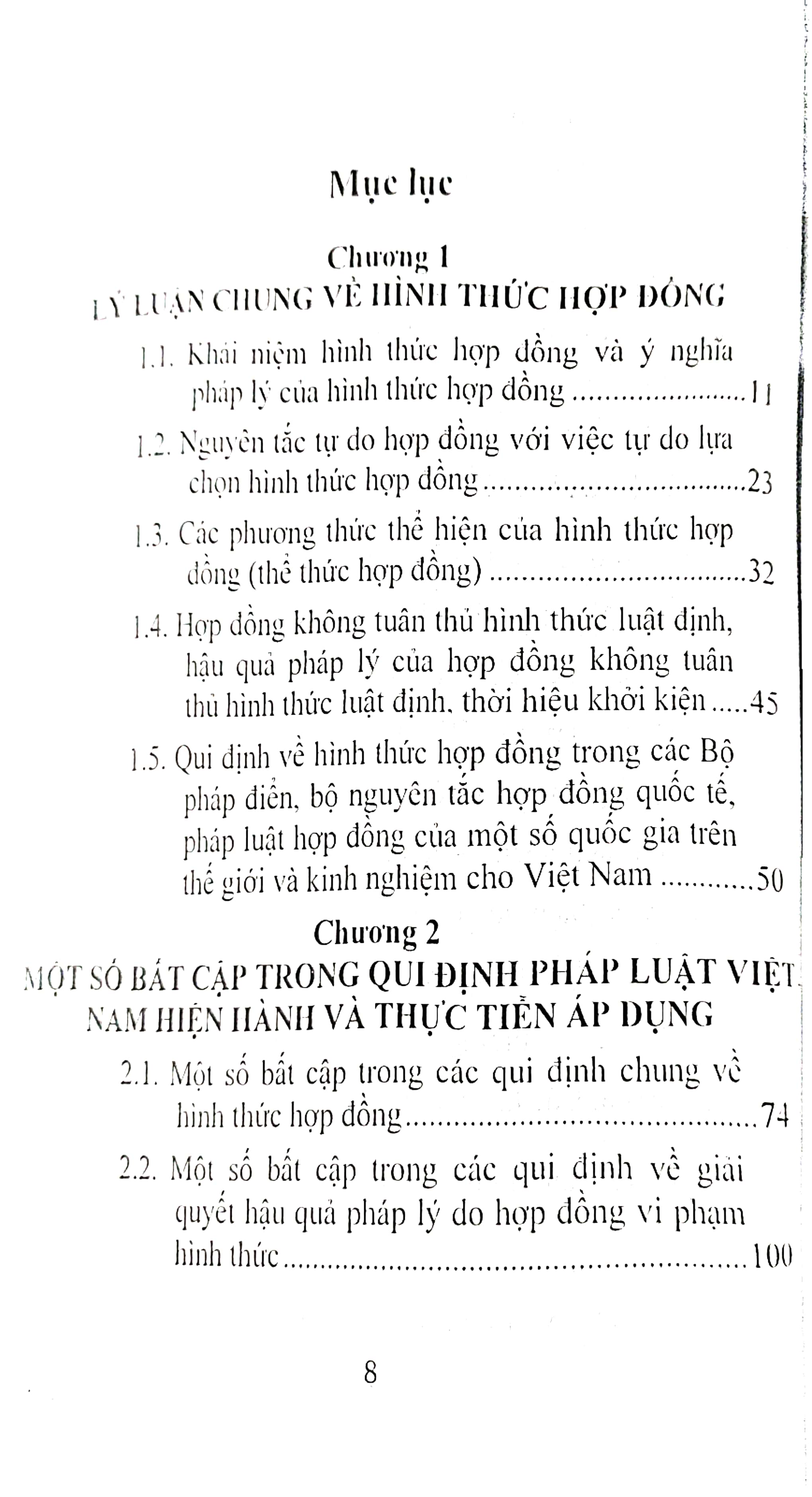 Hình thức hợp đồng