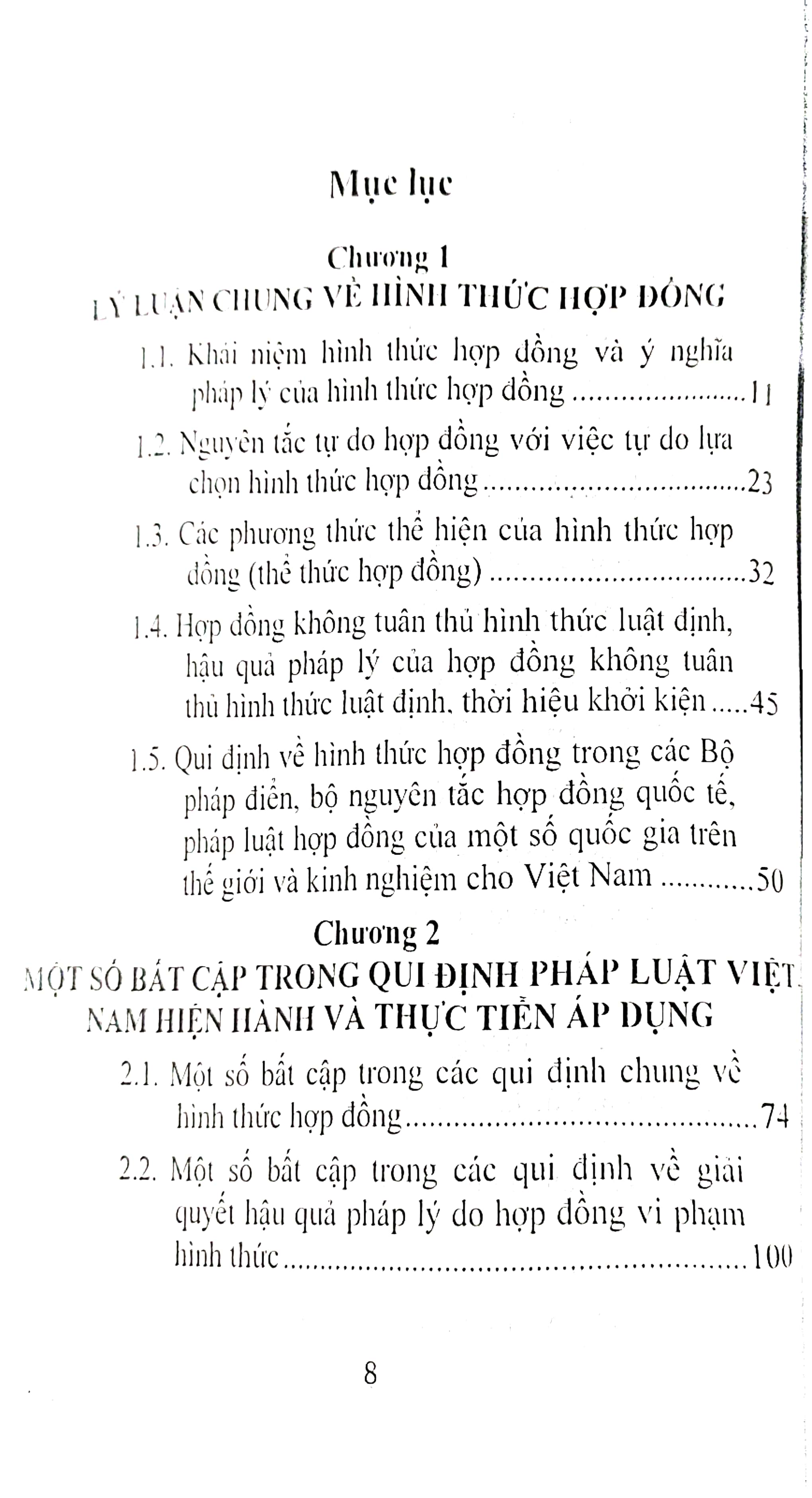 Hình thức hợp đồng