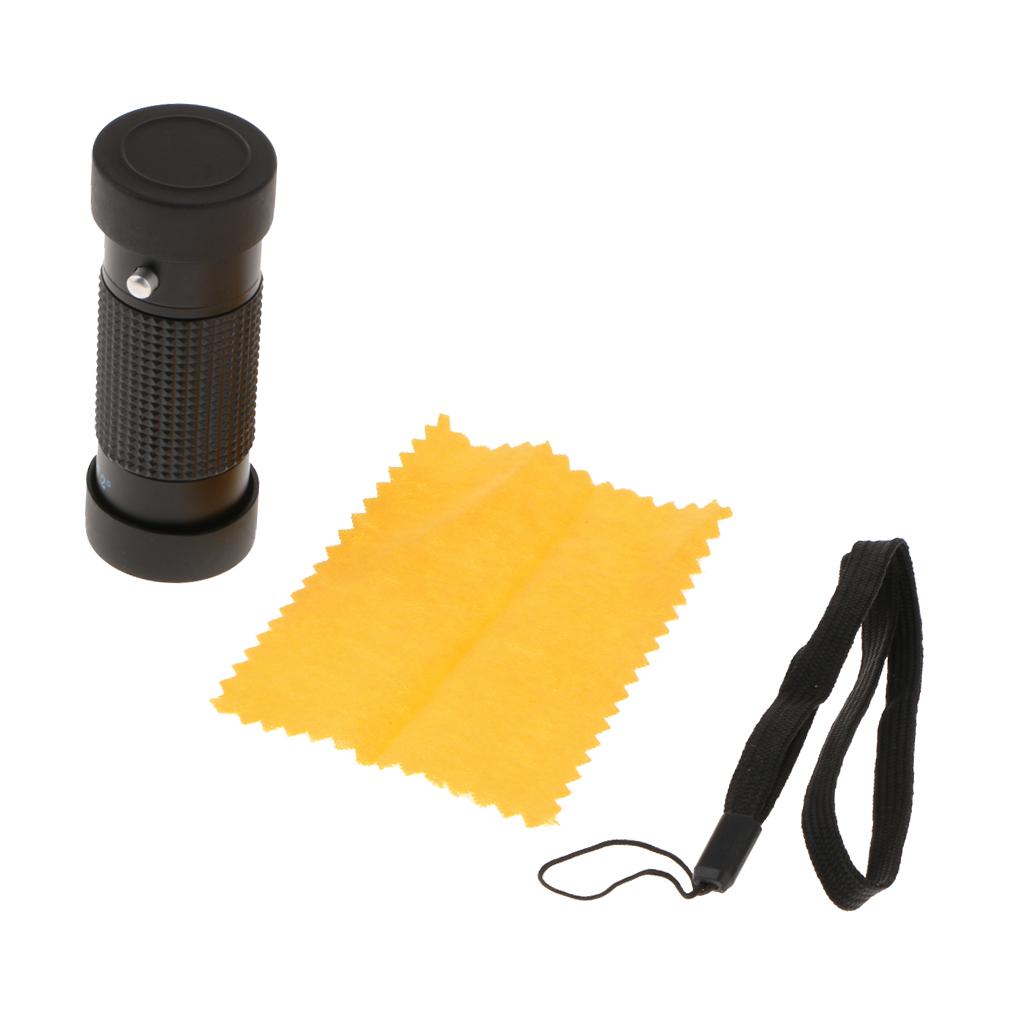 Mini 8x21 Extra Short Focus Optics Monocular Typoscope Microscope Kit