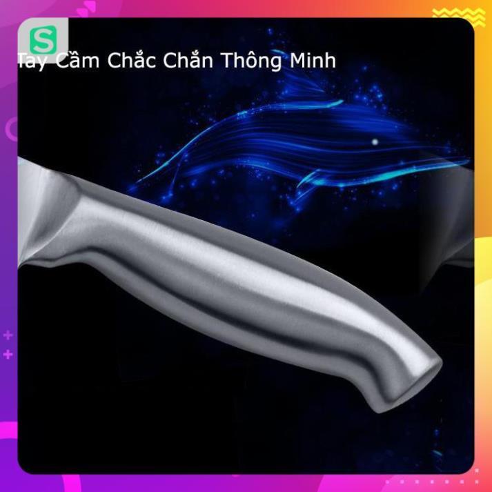 Bộ dao Nhật inox 6 món cao cấp kèm khay đựng