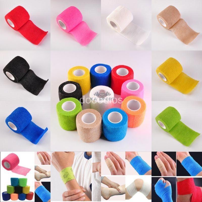 Băng Keo Thể Thao Tự Dính Đá Bóng Cuốn Cổ Chân Cổ Tay Cao Su Non Vải Chống Chấn Thương - Hàng chính dododios