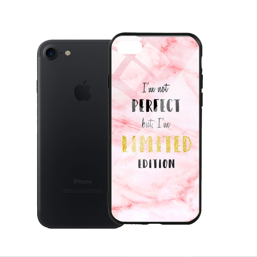 Ốp Lưng Kính Cường Lực cho điện thoại Iphone 7 / 8 - Quotes 01